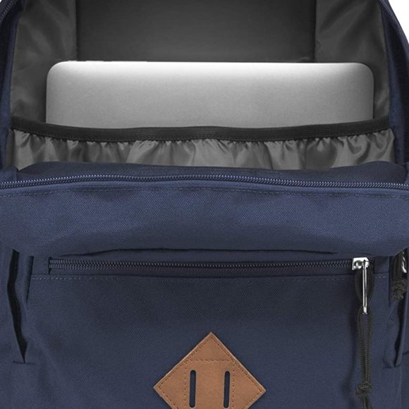 Jansport City View Backpack Blue Laptop Sleeve - Picture 6 of 9